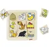 Image de Goki Puzzles en bois vit où? (9 pièces)