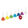 Image de Jeu de 8 cloches &agrave: main color&eacute:es