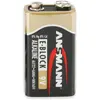Image de Ansmann Pile bloc E 6LR61 1 x-Pow. Tension de 9 V - Pile - Bloc 9V (1 pcs, 9V Block, 550 mAh), Batteries + piles