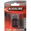 Image de Ansmann Bloc 9V alcalin ligne rouge (1 pcs, 9V Block, 550 mAh), Batteries + piles