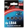 Image de HyCell Alcaline LR44 (4 pcs, LR44, 140 mAh), Batteries + piles