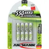 Image de Ansmann HR03 Micro 550 mAh (4 pcs, AAA, 550 mAh), Batteries + piles