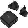 Image de Ansmann Chargeur USB Travel Charger TC230PD (30 W, 2 ports), Chargeur USB, Noir