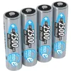 Image de ANSMANN - Batterie 4 x type AA - NiMH - (rechargeables) - 2500 mAh