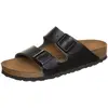Image de Birkenstock, Hommes, Sandales, Arizona Naturleder Schmal, Noir, (43)