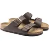 Image de Birkenstock, Unisexe, Sandales, Arizona Birko-Flor étroit, Marron, (39)