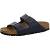 Image de Birkenstock, Unisexe, Sandales, Arizona Birko-Flor Étroit, Bleu, (37)