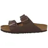 Image de Birkenstock, Unisexe, Sandales, Arizona Birko-Flor étroit, Marron, (35)