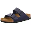 Image de Birkenstock, Unisexe, Sandales, Arizona Birko-Flor étroit, Bleu, (41)