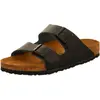 Image de Birkenstock, Unisexe, Sandales, Arizona Naturleder Normal, Noir, (40)