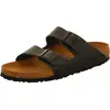 Image de Birkenstock, Hommes, Sandales, Arizona Cuir Naturel Étroit, Noir, (44)