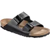 Image de Birkenstock, Unisexe, Sandales, Arizona Naturleder Schmal, Noir, (40)