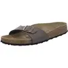 Image de Birkenstock, Femmes, Sandales, Madrid Birko-Flor Nubuk étroit, Marron, (41)