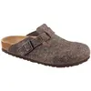 Image de Birkenstock, Unisexe, Sandales, Boston Feutre de laine Normal, Beige, (44)
