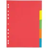 Image de Intercalaire Carton A4 5 Touches 5 Couleurs