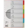 Image de Intercalaires En Carton A4 6 Pièces 6 Couleurs