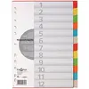 Image de Intercalaires En Carton A4 12 Pièces 12 Couleurs