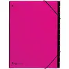 Image de Classeurs Soufflet Tendance A4 12 Comp. Rose Foncé