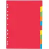Image de Pagna, Classeur : accessoires, Intercalaire en carton, DIN A4, 10 pièces, 5 couleurs