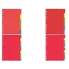 Image de PAGNA Intercalaires en carton, A4, 6 touches, 6 couleurs