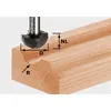 Image de Fraise à gorge creuse HW avec queue de 8mm FESTOOL HW S8 R9,7 - 490986