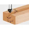 Image de Fraise à rainurer en V HS avec queue de 8mm FESTOOL HS S8 D14/7/90° - 490998