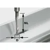 Image de Fraise aluminium HS avec queue de 8mm FESTOOL HS S8 D5/NL23 - 491036