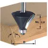 Image de Festool, Tête de fraisage, Fraise à chanfreiner HW S12 D55/20/45°
