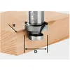 Image de Festool, Tête de fraisage, Fraise à moulurer HW R2-OFK 500