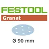 Image de Boite De 100 Abrasifs Festool Stf D90/6 P100 Gr/100 - 497366