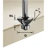 Image de Festool, Tête de fraisage, Fraise à chanfreiner S8 HW 30° D25-KL OFK