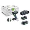 Image de Perceuse-visseuse sans fil T 18+3 HPC 4,0 I-Plus FESTOOL - avec 2 batteries 18V 4.0Ah - chargeur - systainer - 576446
