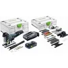 Image de Scie sauteuse sans fil 18V FESTOOL PSC 420 HPC EBI-Set CARVEX - 1 batterie 4Ah + chargeur rapide + systainer 13 accessoires - 576523