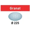 Image de Abrasifs Granat FESTOOL pour ponceuse Planex - Grain 120 D.225 - Boîte de 25 - 205657