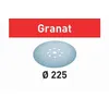 Image de Abrasif FESTOOL STF D225/128 P120 GR Granat - 5 pièces - 205666