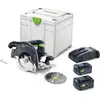 Image de Festool, Scie circulaire portative, Scie circulaire à capot basculant sans fil HKC 55 5,0 EBI-Plus-SCA