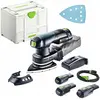 Image de Festool, Ponceuse + polisseuse, Ponceuse Delta sans fil DTSC 400 3,0 I-Set (Plateau de ponçage triangulaire)