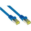 Image de Good Connections Câble patch RJ45 avec câble brut Cat.7 et protection de nez de verrouillage (RNS), S/FTP, PiMF (S/FTP, CAT7, 0.25 m), Câble réseau