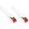 Image de Good Connections RNS Câble patch avec protection d'encliquetage, Cat. 6, S/FTP, PiMF, PVC, 250MHz, blanc, 25m (PiMF, S/FTP, CAT6, 25 m), Câble réseau
