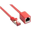 Image de Good Connections RNS Rallonge de câble patch avec protection d'encliquetage, Cat. 6, S/FTP, PiMF, PVC, 250MHz, OFC (PiMF, S/FTP, CAT6, 2 m), Câble réseau