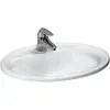 Image de Laufen, Lavabo, Vasque à encastrer PRO B 560x440mm avec trop-plein et trou de robinetterie blanc (440 mm, 560 mm)