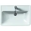 Image de Laufen, Lavabo, PRO A lavabo, 1 trou pour robinet, avec trop-plein, 550x480mm, H818951 (480 mm, 550 mm)