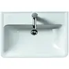 Image de Laufen, Lavabo, PRO A lavabo, 1 trou pour robinet, avec trop-plein, 600x480mm, H818952 (480 mm, 600 mm)