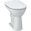 Image de Laufen, Cuvette toilettes + bidet, WC au sol PRO chasse d'eau plate, 6 l blanc LCC