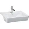Image de Laufen, Lavabo, Vasque semi-encastrée PRO A 560x440mm 1 robinetterie blanc (440 mm, 560 mm)