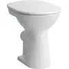 Image de Laufen, Cuvette toilettes + bidet, WC au sol PRO chasse d'eau basse position, 6 l blanc LCC