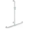 Image de Hewi, Miroir, Main courante de douche SERIE 801 se 1100mm horizontale 1184mm gris roche (118.40 x 110 cm)