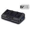 Image de chargeur double 2.4A 20V - batterie universelle pour la gamme 20V IXES