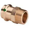 Image de Viega, Technique de raccordement des tubes, Raccord Sanpress 3/8"-15 mm af rødgods muffe/nipple, SC-contur (Raccord à sertir)