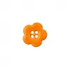 Image de Bouton Coco laqué 4 trous Fleur 18mm - Prym(...) - Orange